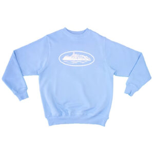 Corteiz Alcatraz Crewneck Sweatshirt – Baby Blue
