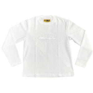Corteiz Alcatraz Waffle Long sleeve Sweatshirt- White
