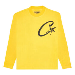 Corteiz C Starz Waffle LS Sweatshirt – Yellow